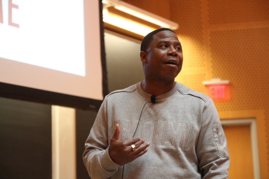 Rap legend and entrepreneur Doug E. Fresh spoke at the second annual Personal Branding Workshop, sponsored by the Black Graduate Student Association and the Academy of Courageous Minority Engineers.