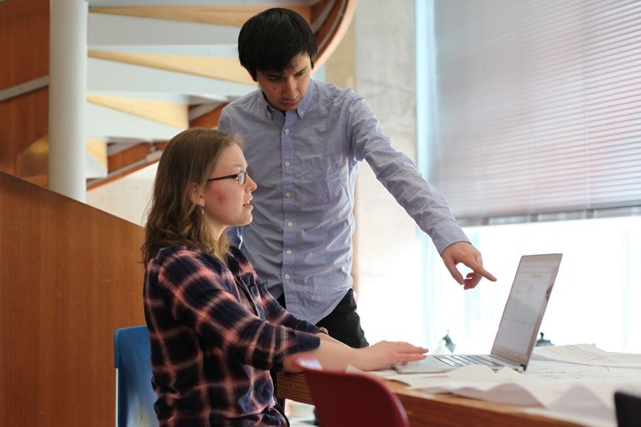 MIT graduate students Elena Glassman and Jeremy Scott