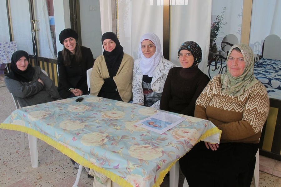 Christia interviews Syrian women of the opposition in the Syrian-Turkish border in December 2012.