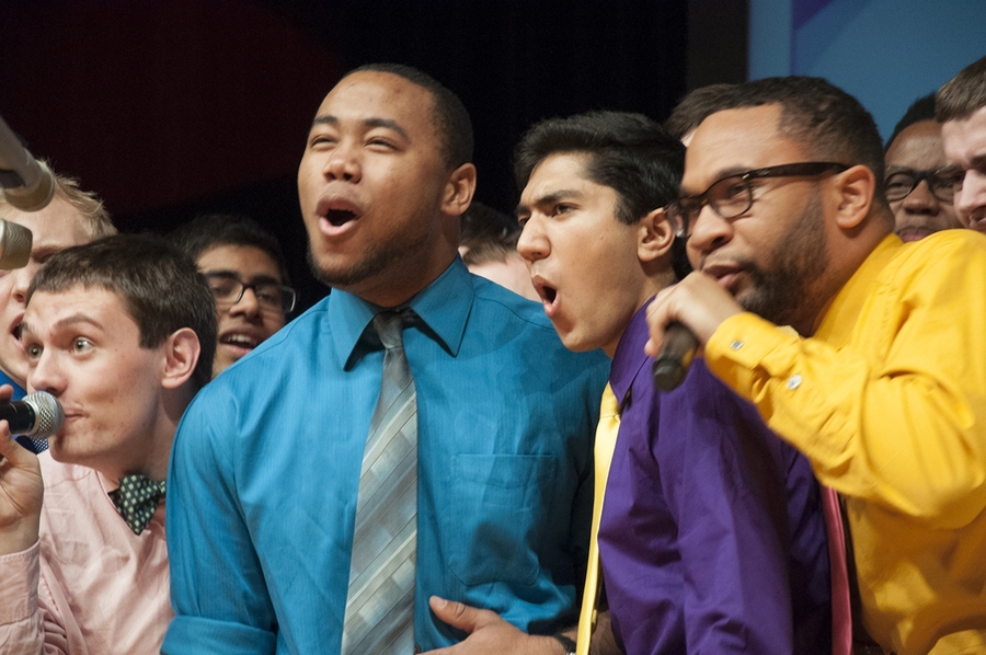 The MIT Logarhythms perform at the 2015 Excellence Awards and Collier Medal ceremony.