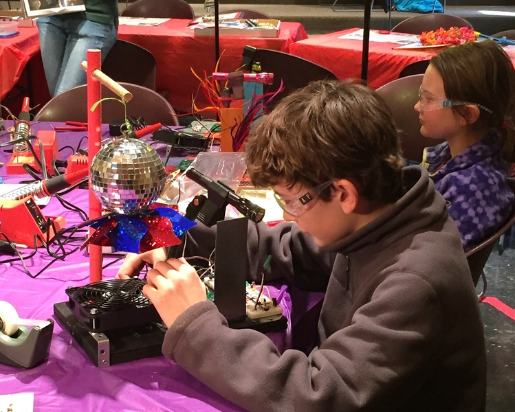 Students in Maine take part in the Gizmo Garden project, which stems from a technology teaching guide from the MIT Edgerton Center.