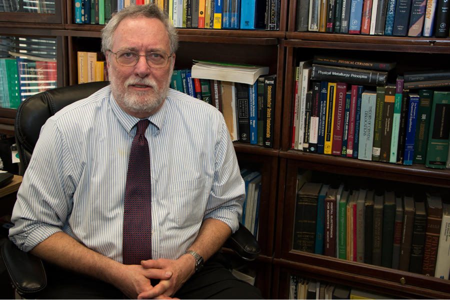 MIT Professor Carl Thompson is co-director of the Skoltech Center for Electrochemical Energy Storage (CEES), which brings together researchers from MIT, Moscow State University, and the Skolkovo Institute of Science and Technology. The program, now in the second of five years, aims to develop advanced batteries and fuel cells. Thompson is the Stavros Salapatas Professor of Materials Science and En...