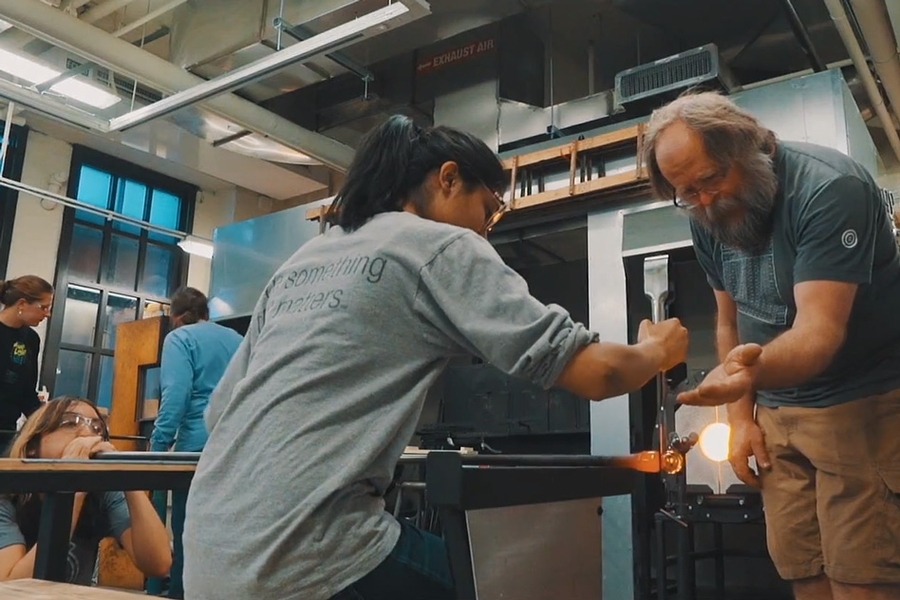 The renovation of the glass lab, forge, and foundry in the Department of Materials Science and Engineering was made possible by a fundraising campaign that has raised nearly $3 million to date.