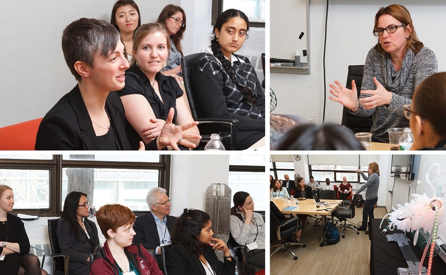Lunchtime networking and discussion during the Rising Stars Symposium