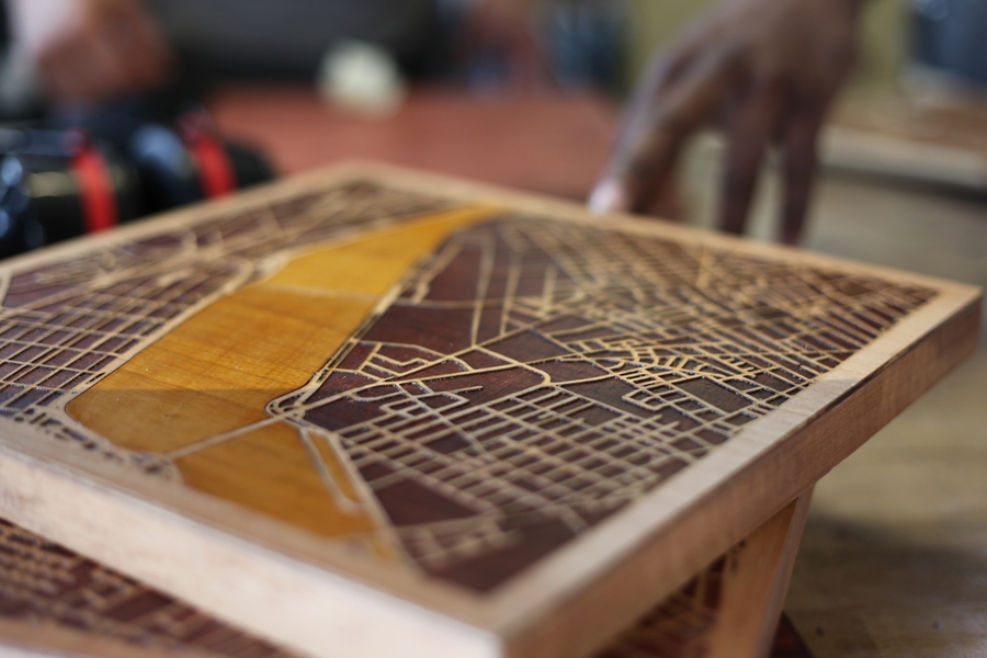 The art and science of mapmaking with wood  MIT News  Massachusetts Institute of Technology