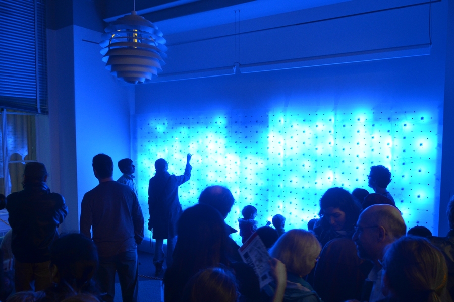 “We’re trying to make Boston one museum,” Artbot co-developer Desi Gonzalez says. The app aims to help users discover exhibits such as the "Maxwell's Dream" installation at MIT.