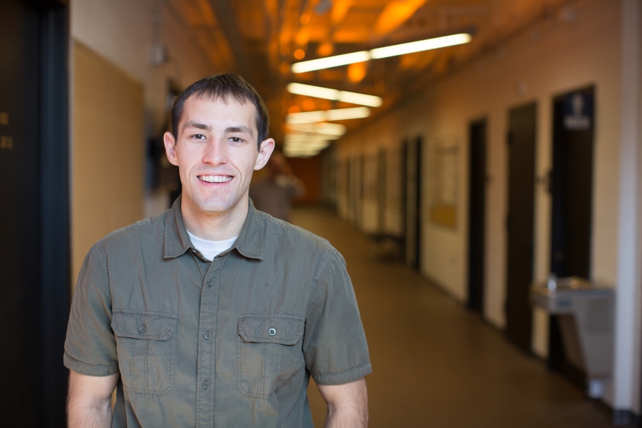 Nuclear science and engineering graduate student Benjamin Magolan
