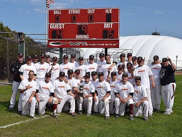 MIT Baseball won the NEWMAC Championship.