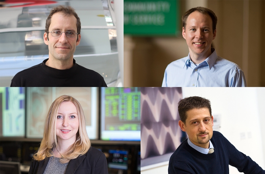 Clockwise from top left: Jacopo Buongiorno, Ben Forget, Emilio Baglietto, Anne White