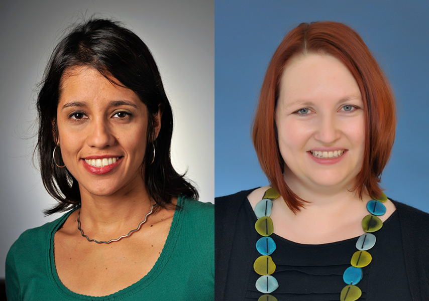 Marta González (left) and Colette Heald