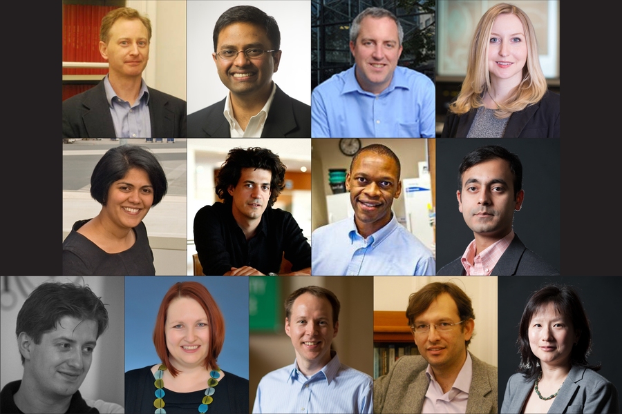 Top row: (l-r) Geoffrey Beach, Kripa Varanasi, Michael Watts, Anne White. Middle row: (l-r) Hamsa Balakrishnan, Constantinos Daskalakis, Jacquin Niles, Rohit Karnik. Bottom row: (l-r) Wojciech Matusik, Colette Heald, Benoit Forget, Alfredo Alexander-Katz, Maria Yang.