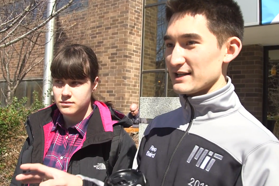 Members of the MIT Robotics Team describe their entry into the robot road race.