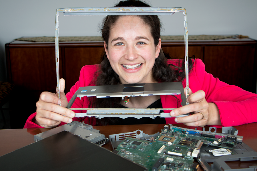 Elsa Olivetti, assistant professor of materials science and engineering at MIT, applied life cycle analysis to laptop computer manufacturing and found that one particular step, making the display, can be a key driver of pollution. Manufacturers who collect and burn compound fluoride gases of sulfur or nitrogen can significantly reduce their greenhouse gas footprint.