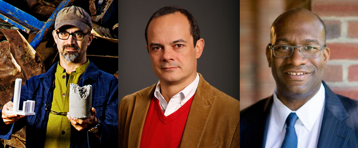 New MIT housemasters: (l-r) John Fernández, Raul Radovitzky, Larry Sass