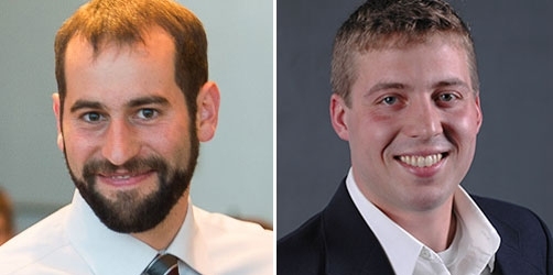 William Boyd (left) and Andrew Dykhuis