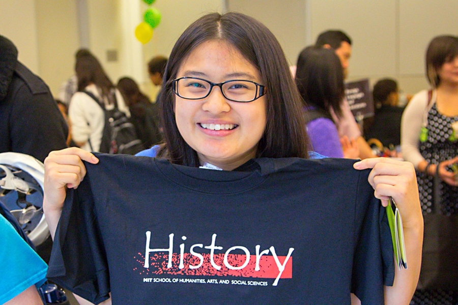 MIT History made T-shirts for the occasion.
