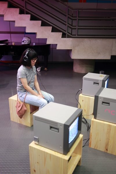 ACT graduate student Bjorn Sparrman curated an installation of artworks by ACT and Department of Architecture students. The exhibition was funded, in part, by a director’s grant from the Council for the Arts at MIT. 