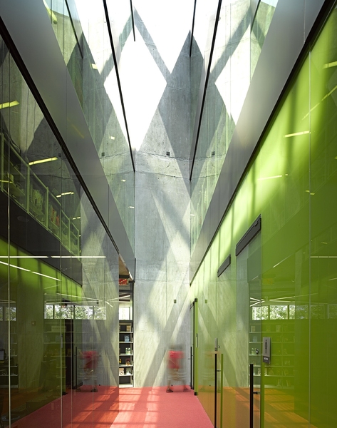 Interior of the William O. Lockridge Library, Washington