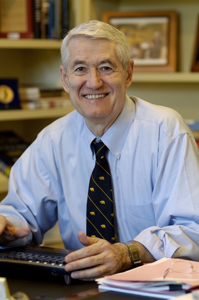 Professor emeritus of physics Robert J. Birgeneau