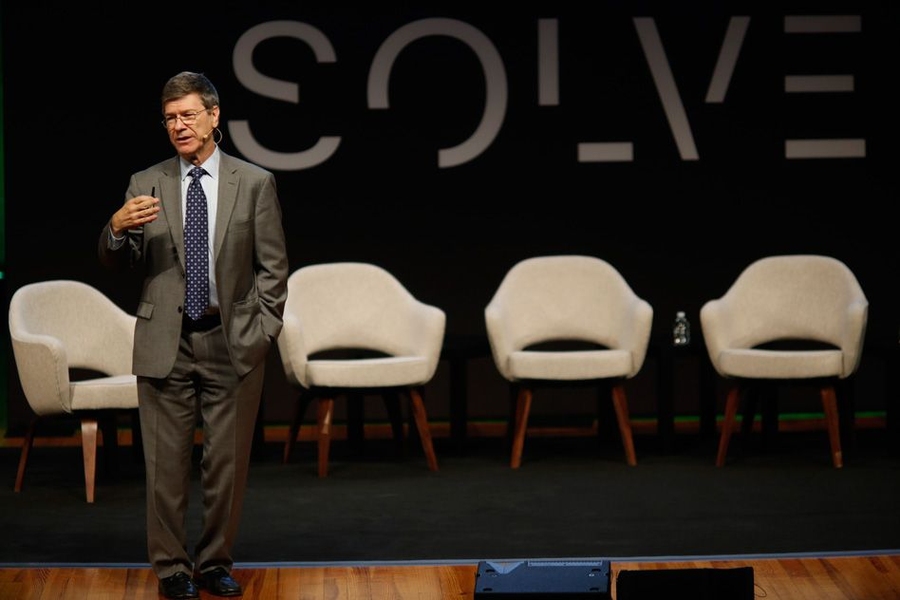 Jeffrey Sachs, the Quetelet Professor of Sustainable Development and professor of health policy and management at Columbia University, spoke at Solve. Sachs is also the director of the Earth Institute at Columbia.