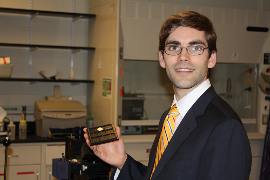 Tomás Palacios, associate professor of electrical engineering and computer science at MIT, envisions a future of electronics everywhere, or ubiquitous electronics.