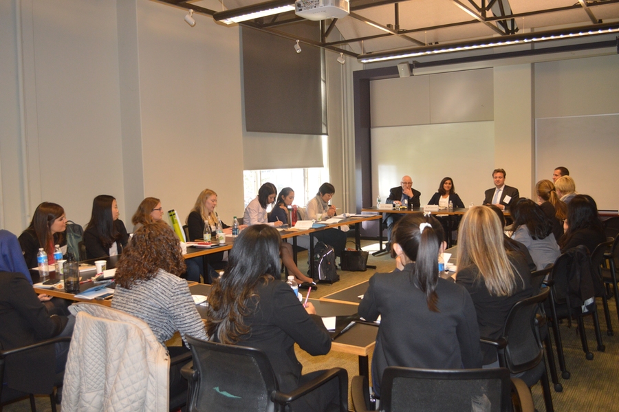 CEE professors offer advice during the "Job Search and Interview Process" panel discussion.