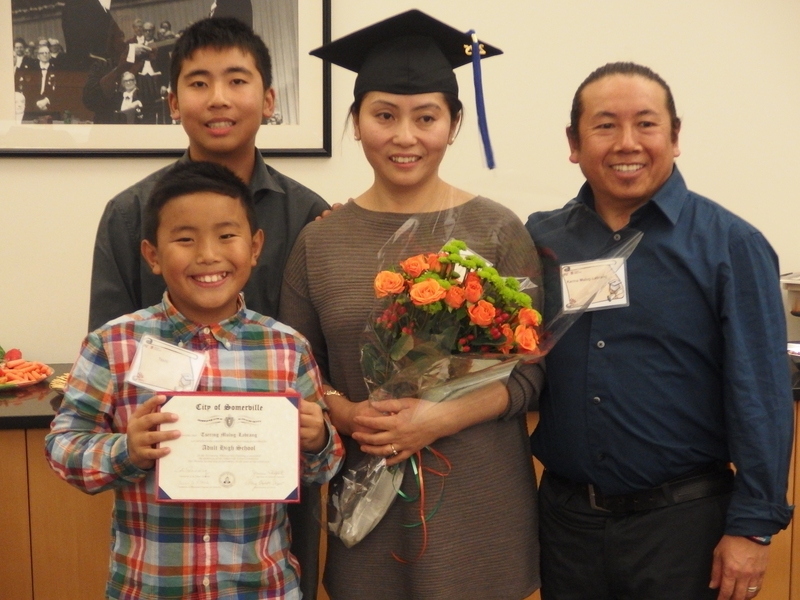 Tsering Mulug-Labrang and her family