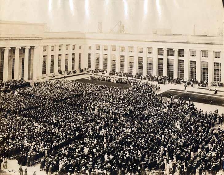 Dedication of the Cambridge MIT campus, July 1916