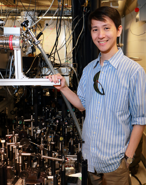 MIT physics graduate student Edbert Sie works in the Gedik Lab to innovate optical control of electrons in monolayer materials — and possible new methods for information processing, such as valleytronics. 