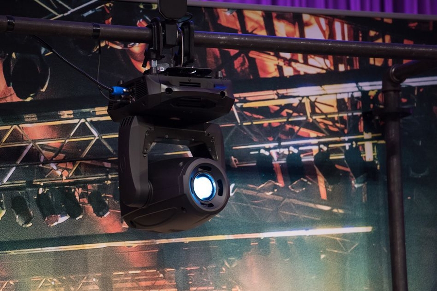 One team developed an automated tracking spotlight for theaters.