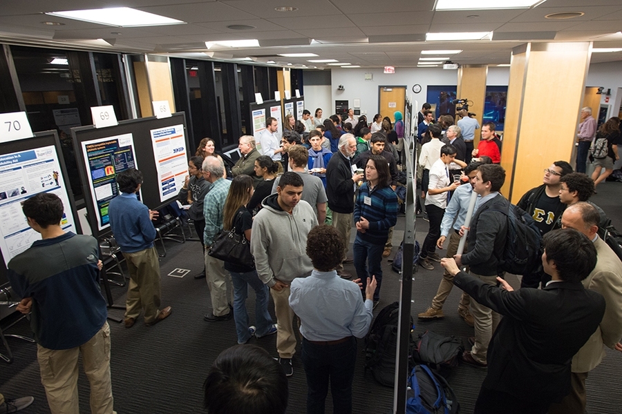 MIT students, MIT faculty, and industry representatives attended the Research Preview.
