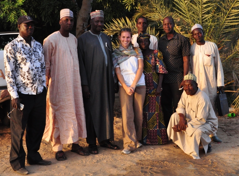 MIT grad student Leah Rosenzweig coordinating data collection in Jigawa, Nigeria