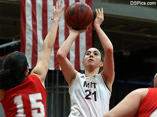 Senior Sabrina Dramis led the MIT women's basketball team to a 66-52 victory over Drew University on Dec. 29, 2015, with 21 points.