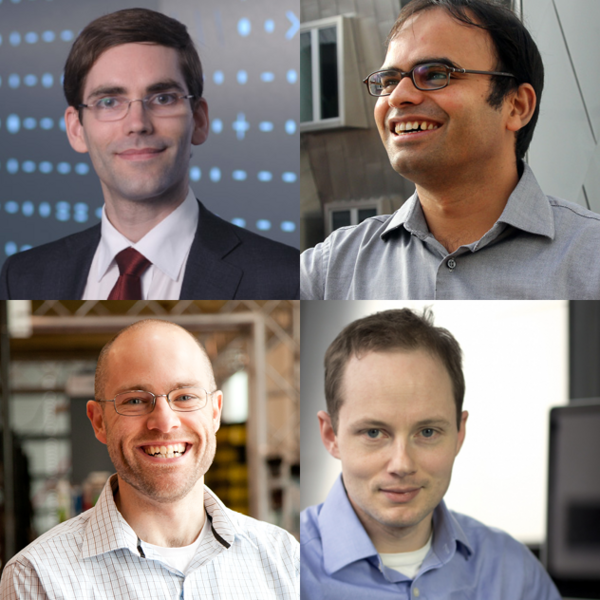Clockwise from top left: Tomás Palacios, Devavrat Shah, Dirk Englund, and Russ Tedrake