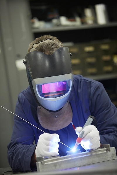 Senior welding specialist Scott Spence