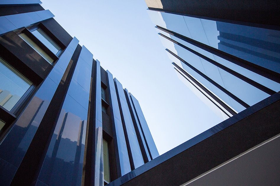 Detail of the Byblos Town Hall and Alphabet Museum.