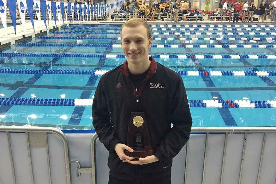 Sophomore Douglas Kogut won the 200-yard butterfly event at NCAA Division III Swimming and Diving Championship for MIT. 