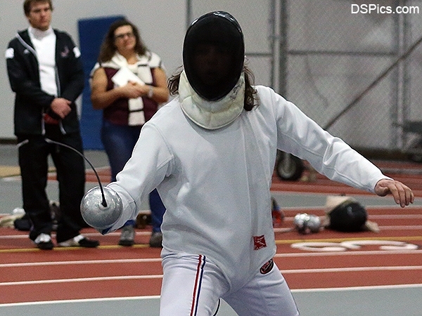Senior Giulio Gueltrini had a career-best showing with a 13th-place finish in epee at the NCAA Northeast Regional Championships.