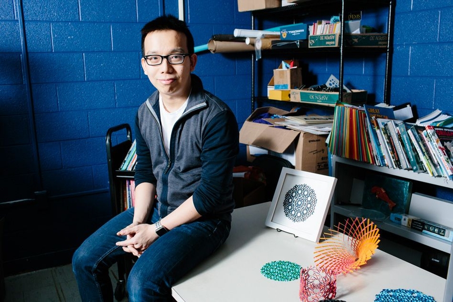 “I enjoy coding, programming, making pretty things,” YQ Lu says. “But then I also enjoy making things that I can hold with my hand and examine.”