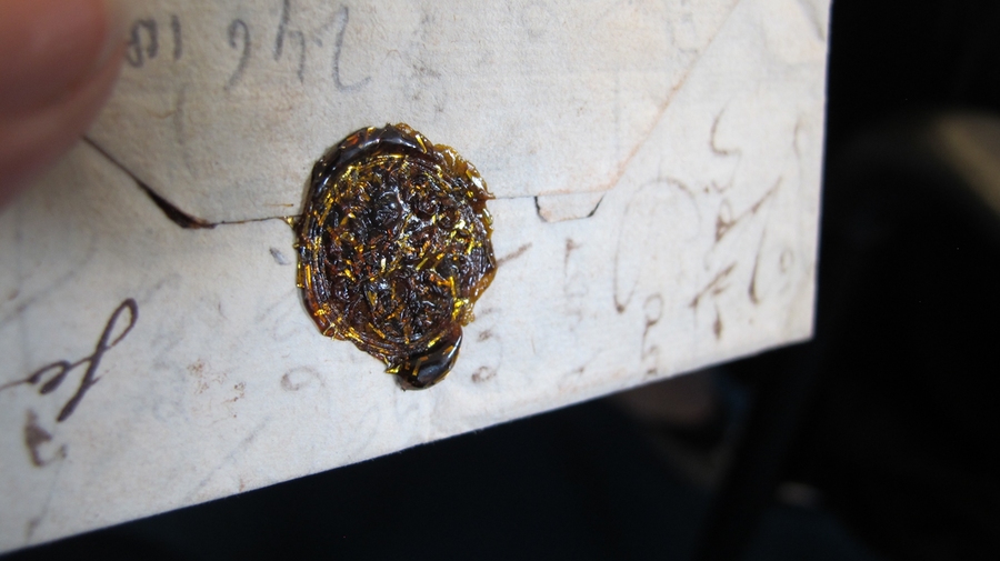 Wax seal.