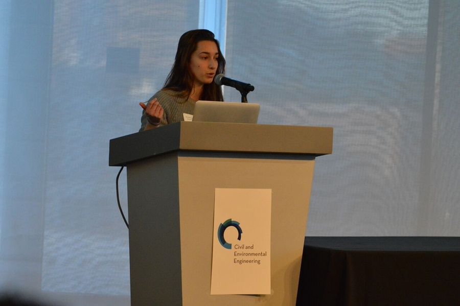 Freshman Annie Hughes spent her Independent Activities Period working on 3-D printing biopolymers to tackle perishable food preservation challenges.