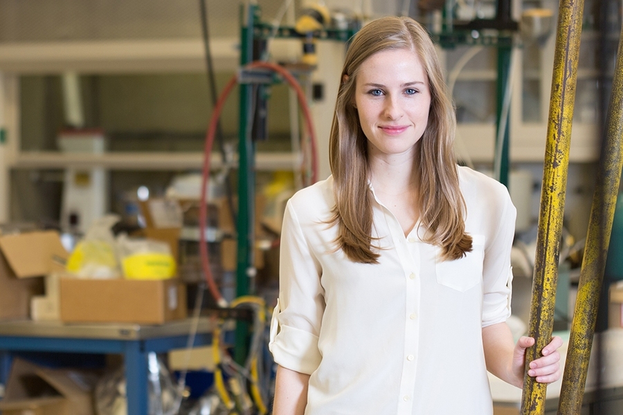 “I love the positive environmental impact of nuclear engineering. ... With the effects of climate change increasingly apparent, we need young people to contribute and help us move forward.” —Carolyn Coyle, PhD candidate in the Department of Nuclear Science and Engineering