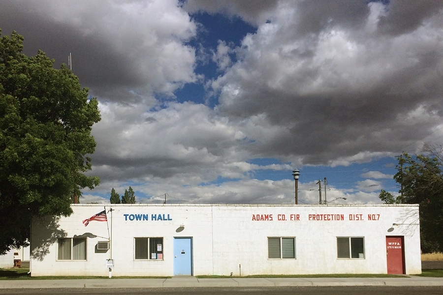 Town hall in Washtucna, Washington