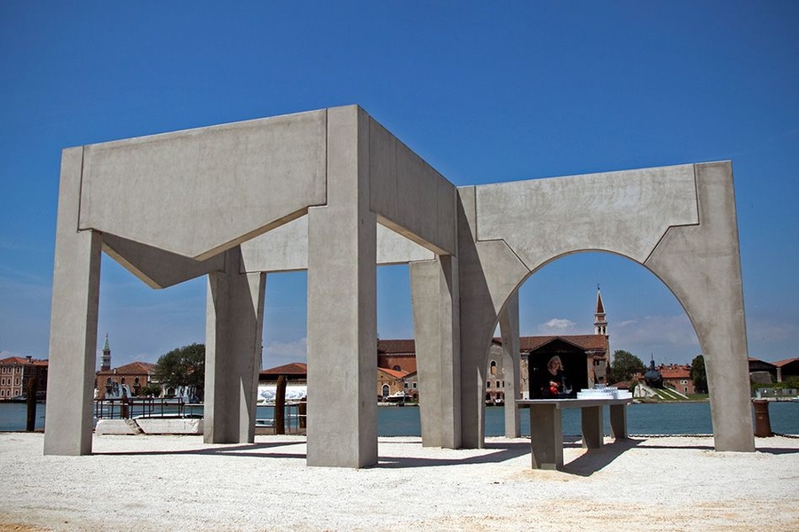 Alexander D’Hooghe, MIT associate professor of architecture, and his partners at Organization for Permanent Modernity showcased their design for a Brussels market that serves immigrant populations. “Architects apply technology in service to culture," says D’Hooghe. "A building can shape — and celebrate — the idea of an open society."
