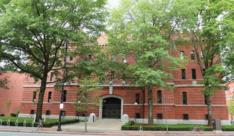 The duPont Athletic Center, at the corner of Massachusetts Avenue and Vassar Street, was originally built in 1903 as the city’s armory. 