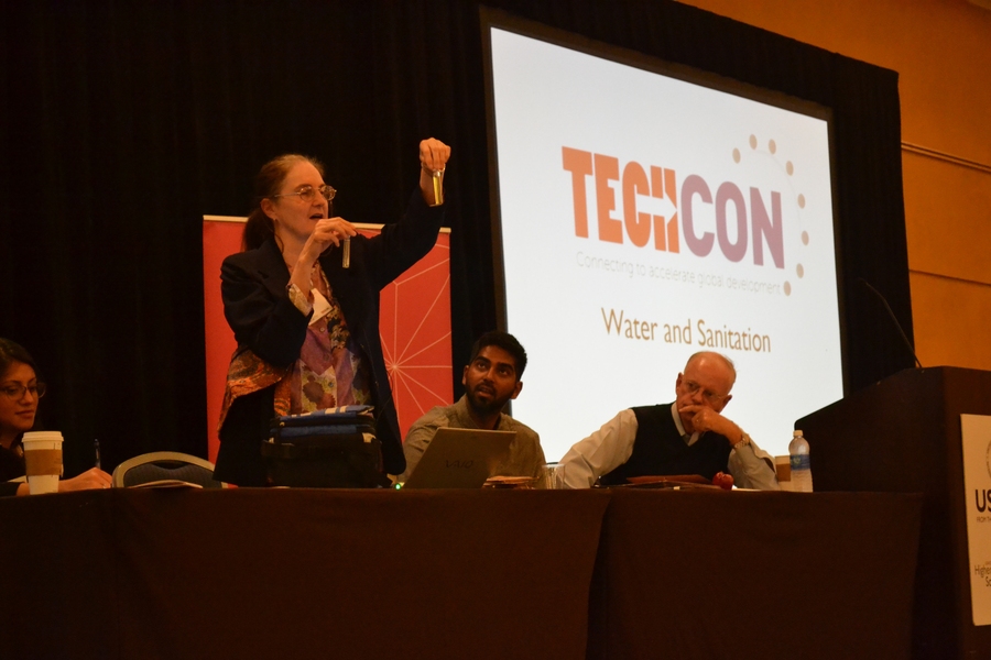 Susan Murcott, a researcher in MIT's Comprehensive Initiative on Technology Evaluation and instructor in the MIT D-Lab, presents her work at TechCon 2014 at the University of California at Berkeley. In 2016, TechCon will be hosted at MIT.