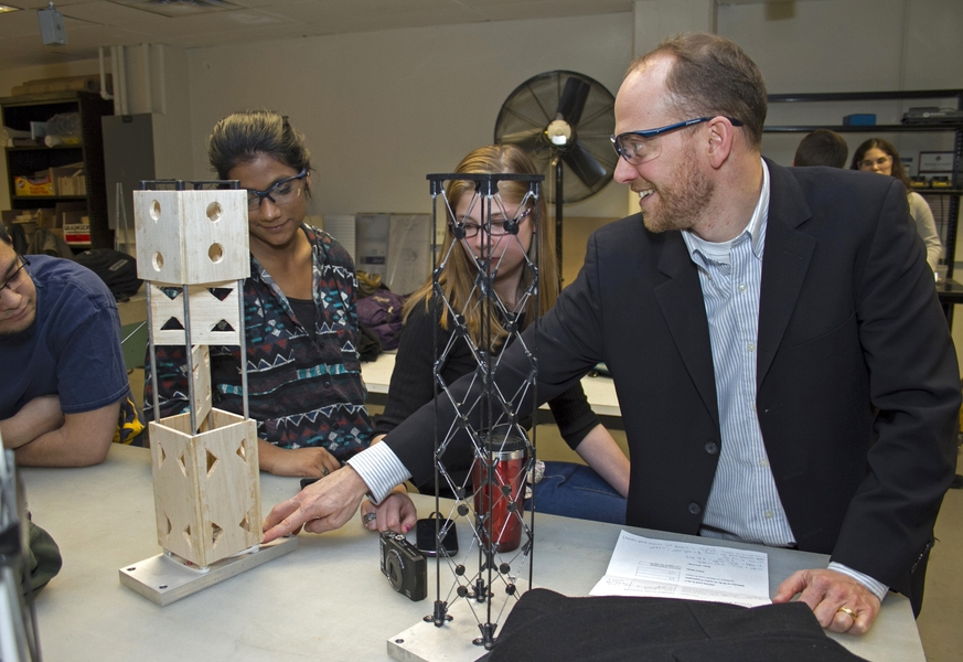 Professor John Ochsendorf advises on structural design and mechanics.