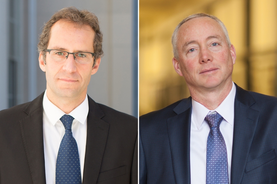 Nuclear science and engineering professors Jacopo Buongiorno (left) and Dennis Whyte will lead a multidisciplinary team working on a Future of Nuclear Energy Technologies study.