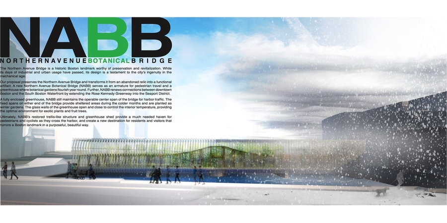 Northern Avenue Botanical Bridge proposal