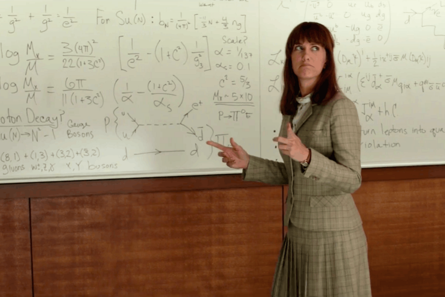 Erin Gilbert (Kristin Wiig) may be a physicist at Columbia University in the new "Ghostbusters," but her office is filled with objects suggested by MIT physicists Janet Conrad and Lindley Winslow.